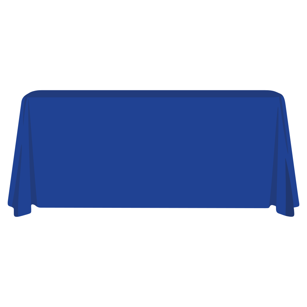 6' Standard Table Throw (Full-Color Front Only)