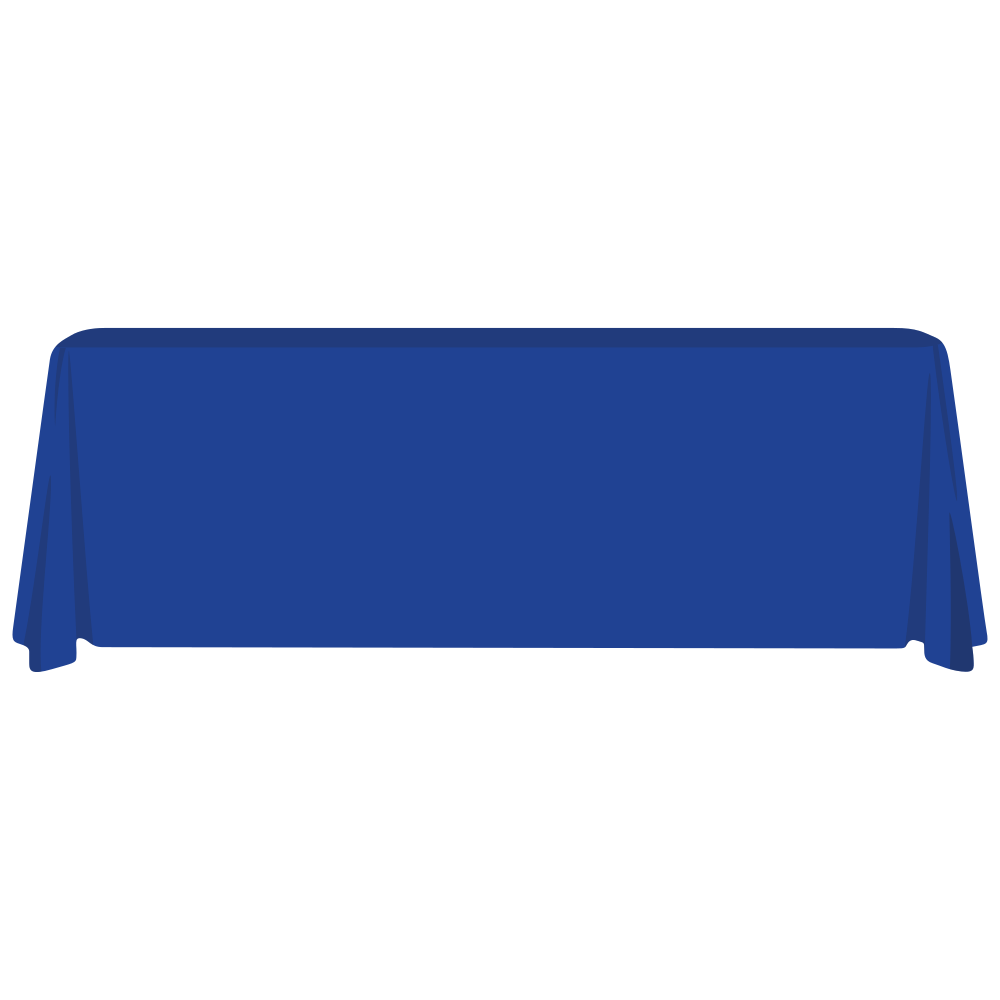 8' Standard Table Throw (Full-Color Front Only)