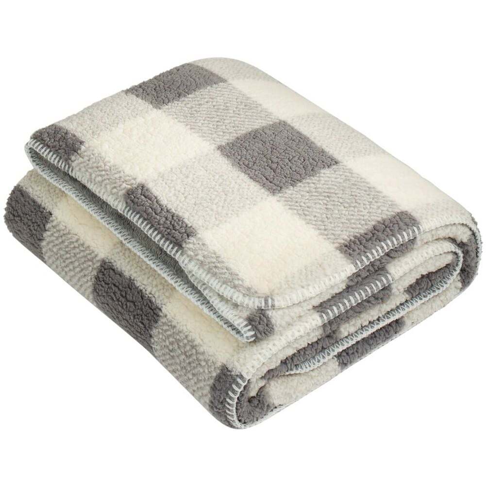 Grey/ Marshmallow Buffalo Plai