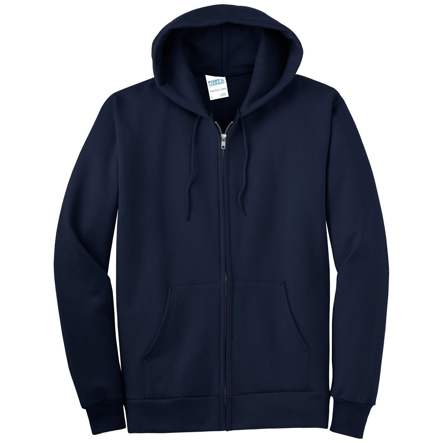 Port & Company - Essential Fleece Full-Zip Hooded Sweatshirt