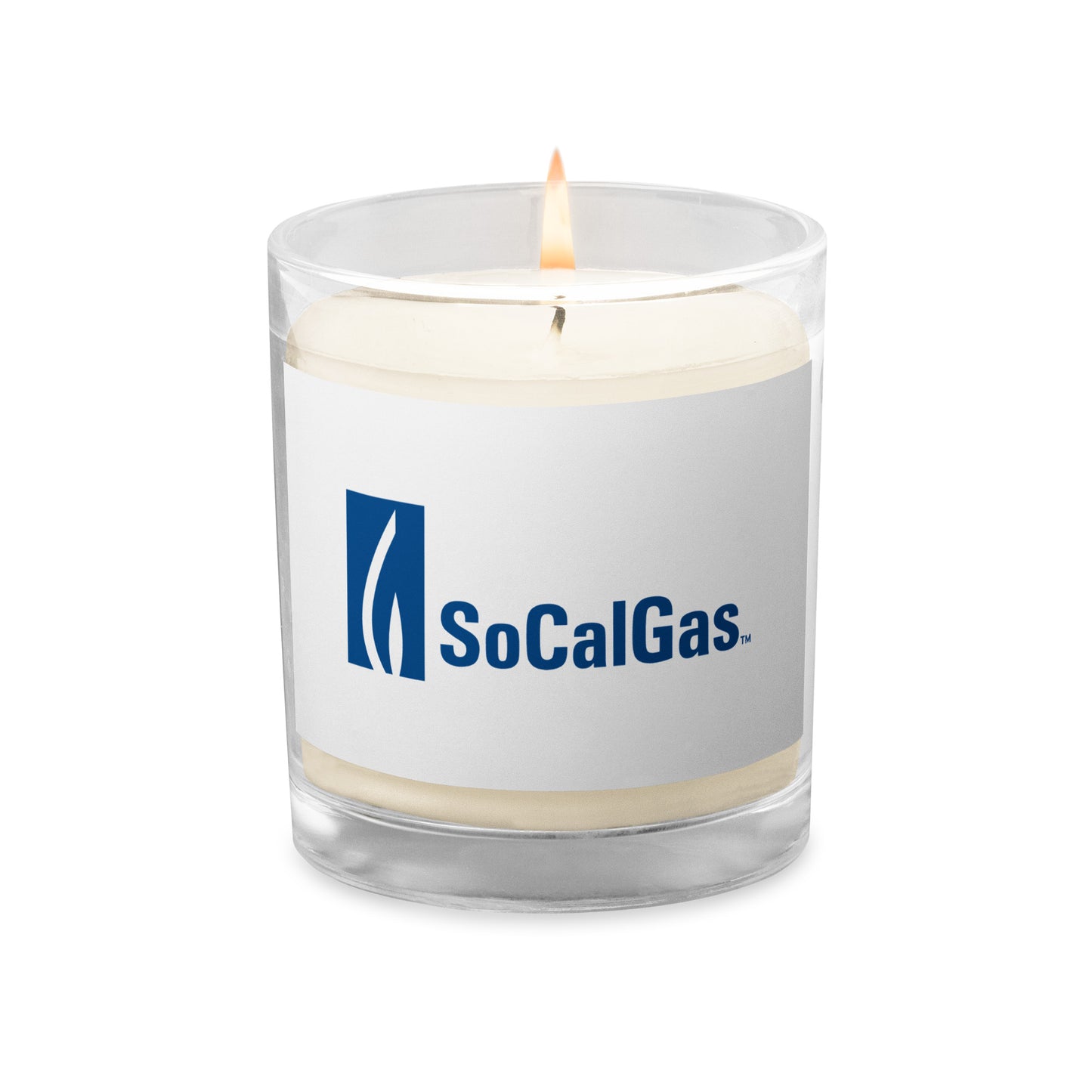 SoCalGas Glass jar soy wax candle