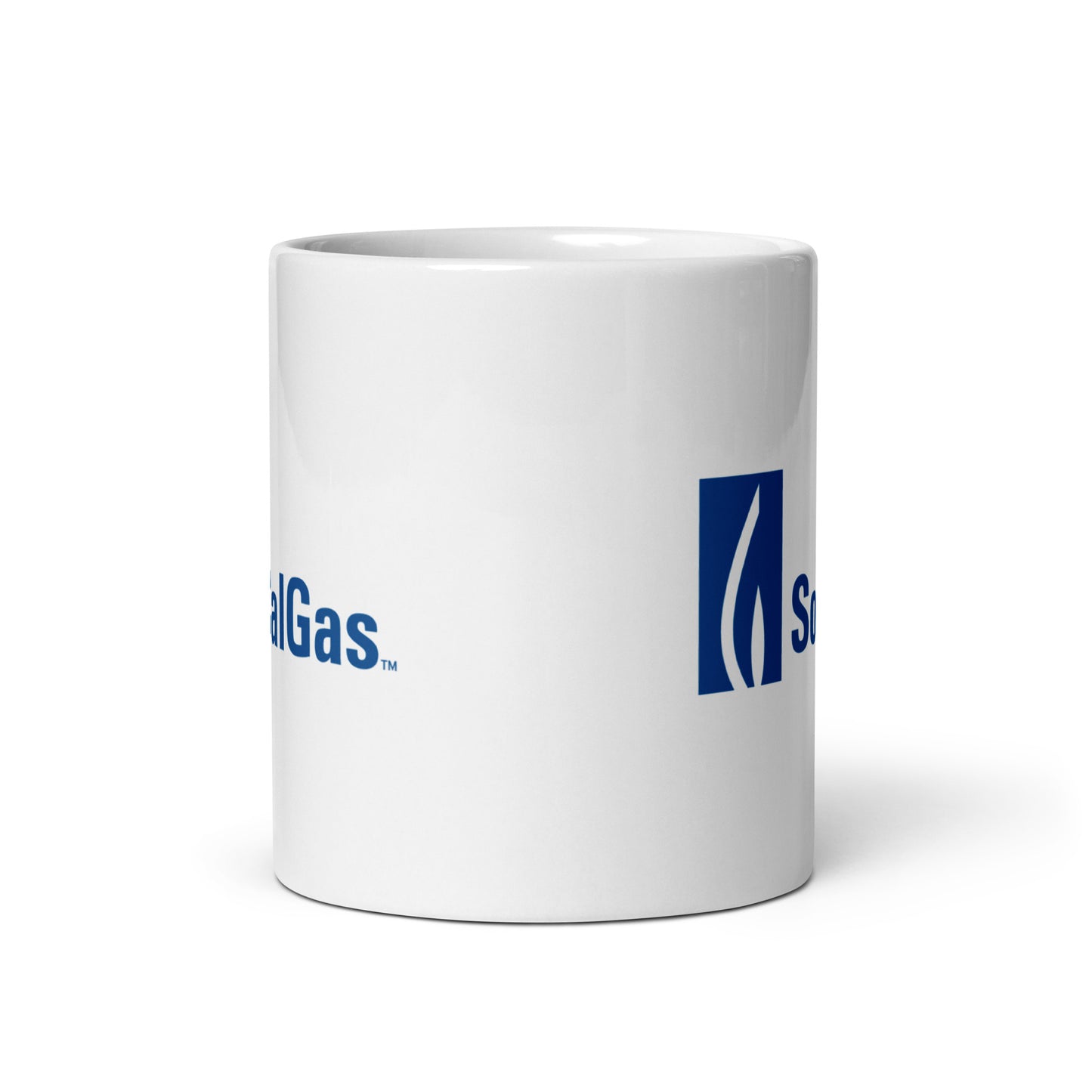 SoCalGas White glossy mug
