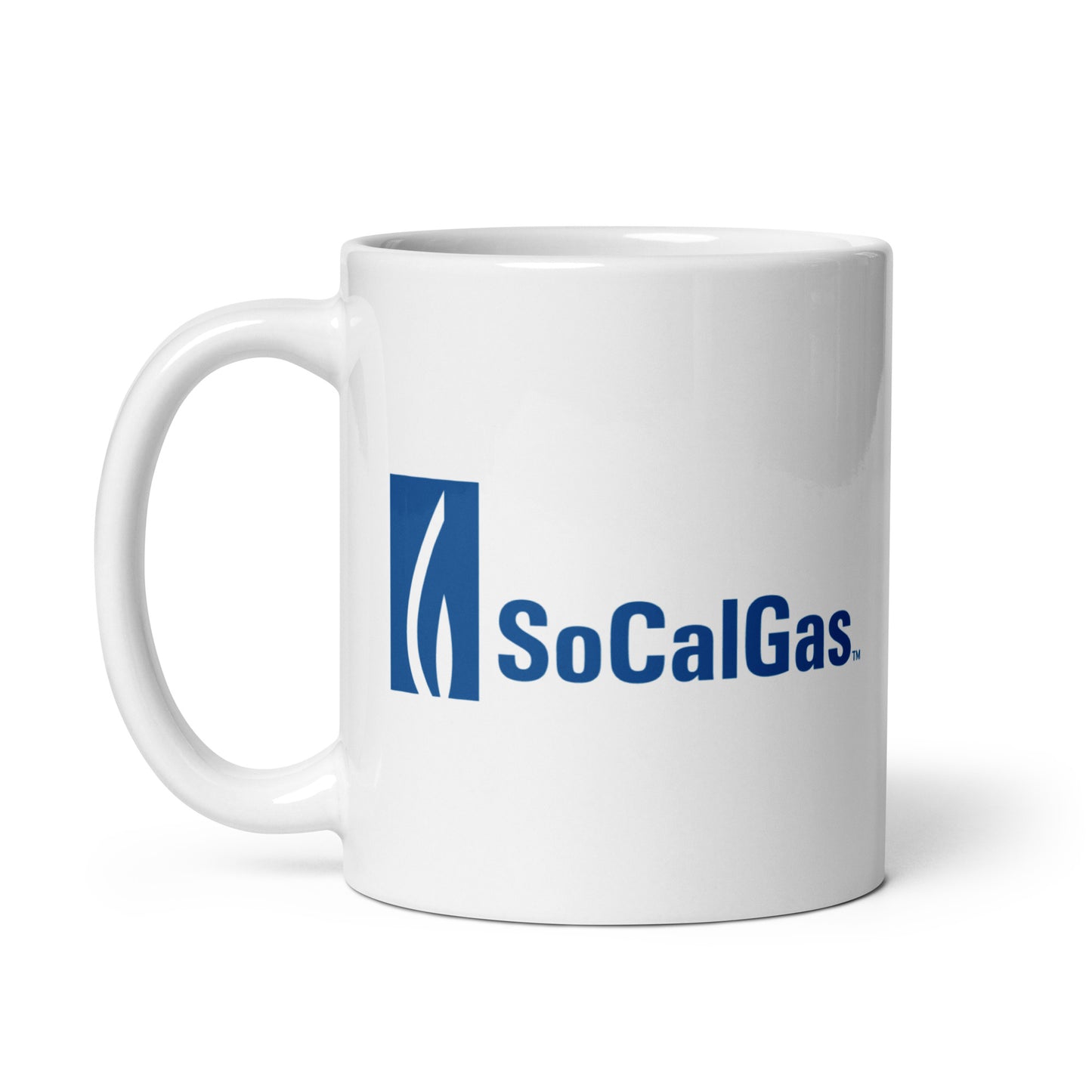 SoCalGas White glossy mug