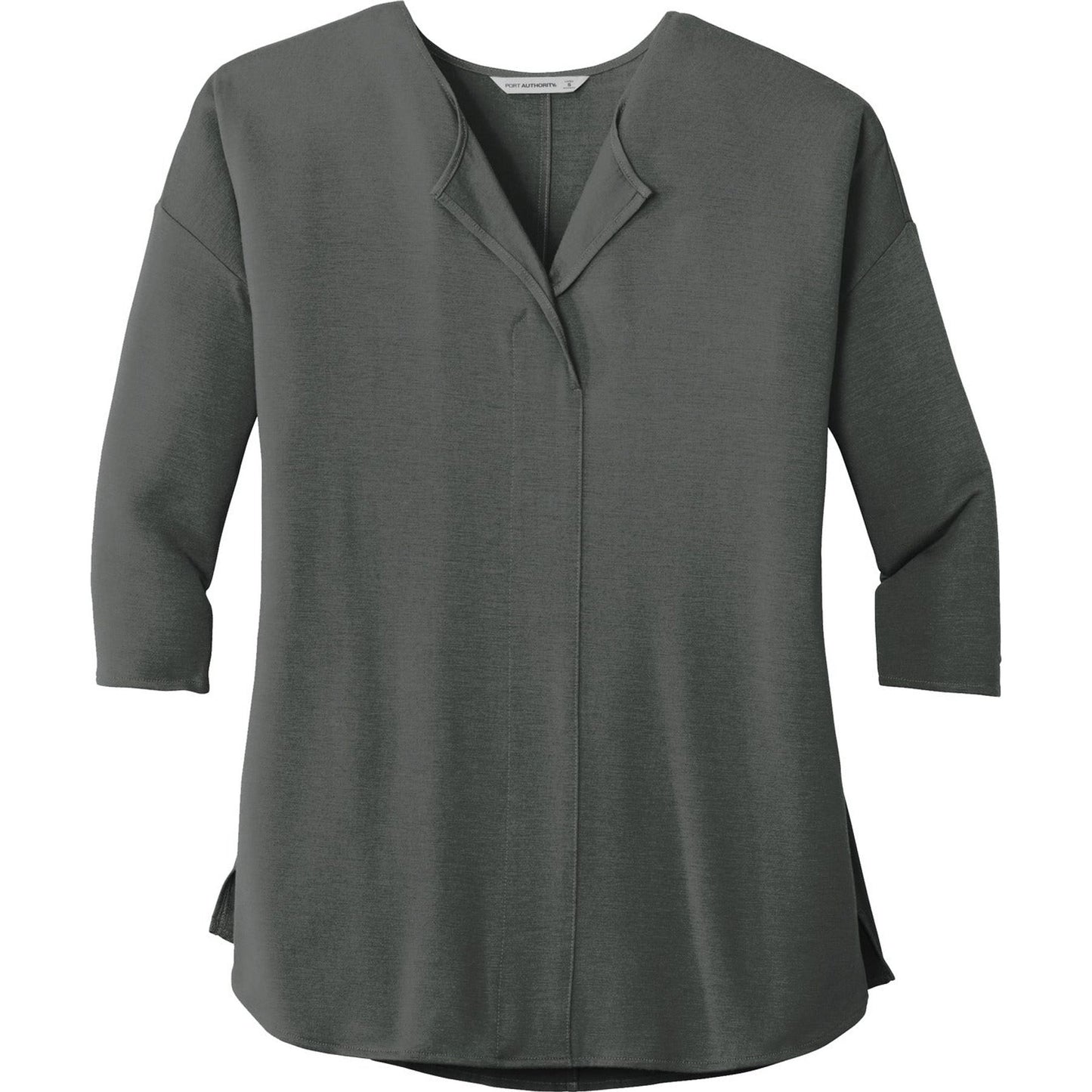 Port Authority® Ladies Concept 3/4-Sleeve Soft Split Neck Top