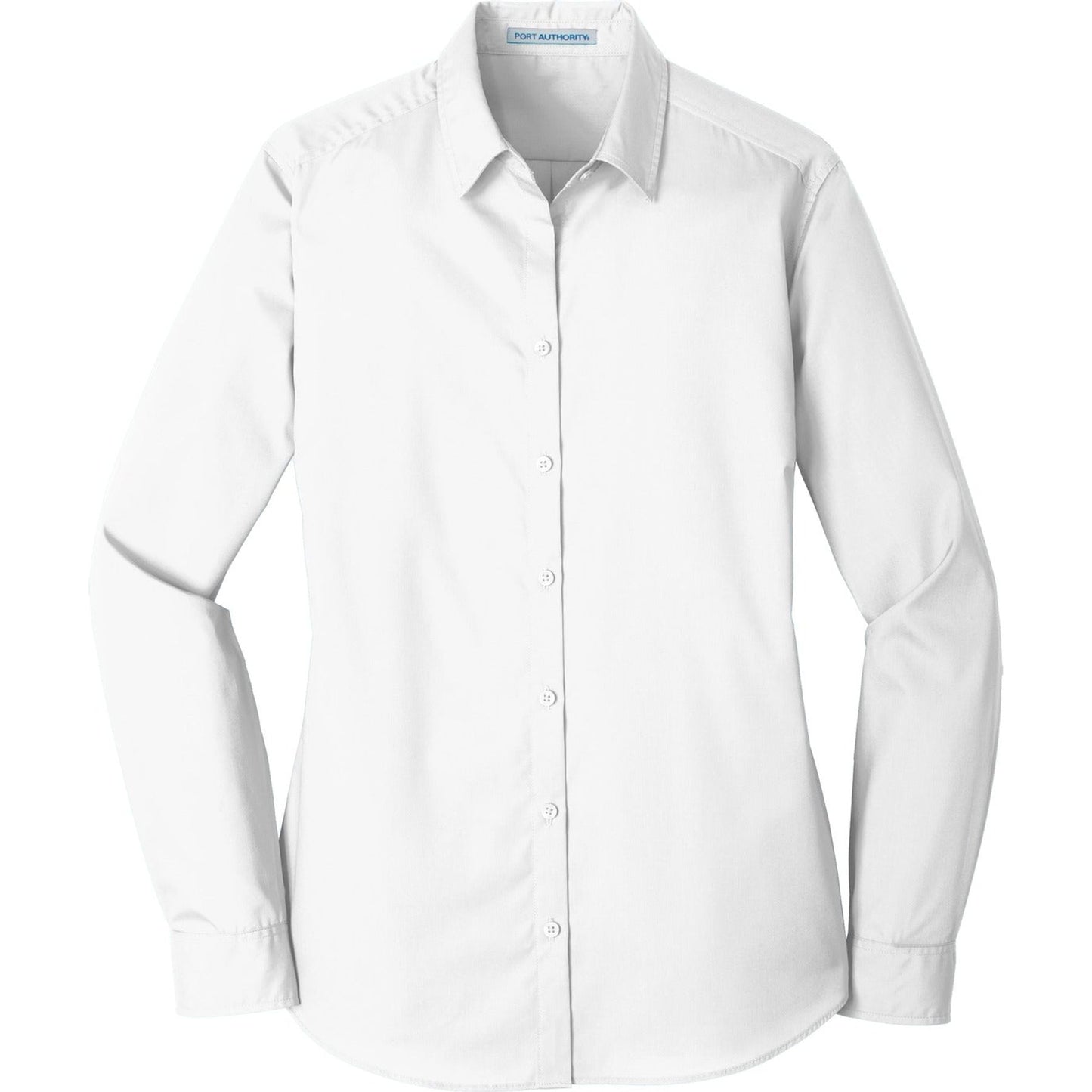 Port Authority® Ladies Long Sleeve Carefree Poplin Shirt